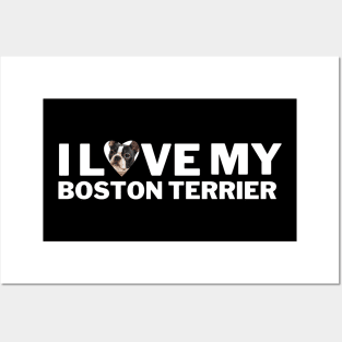 I love my Boston Terrier Posters and Art